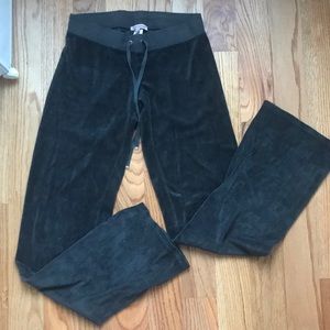 Classic Juicy couture velour track pants